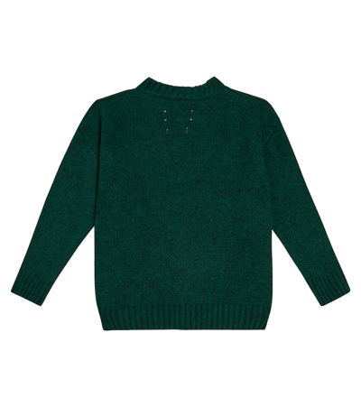 The Animals Observatory Bull Knit Sweater In Green
