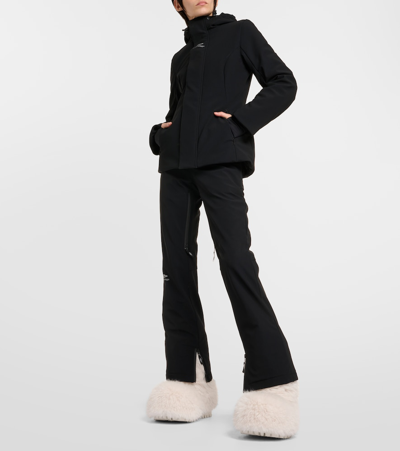 Balenciaga Women 3b Sports Icon Ski Hourglass Parka In Black