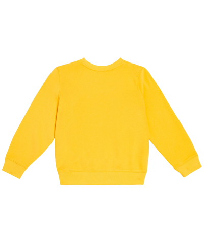 Shop Polo Ralph Lauren Polo Bear Cotton-blend Fleece Sweatshirt In Yellow