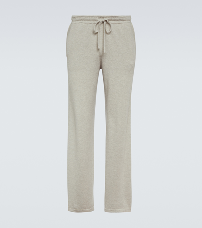 Shop Le Kasha Balim Cashmere Sweatpants In Neutrals