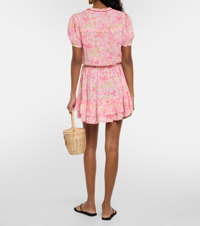 Poupette St Barth Bibi Floral Minidress In Multicoloured