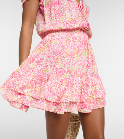 Poupette St Barth Bibi Floral Minidress In Multicoloured