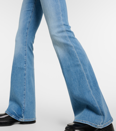 Shop Frame Le High Flare Flared Jeans In Blue