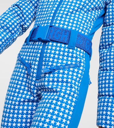 Shop Goldbergh Starstruck Printed Down Ski Suit In Multicoloured
