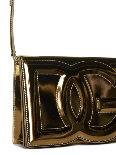 Shop Dolce & Gabbana Bags In Oro Chiaro