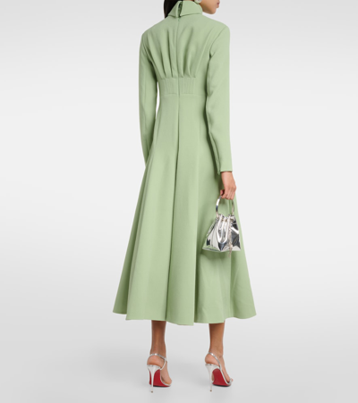 Emilia Wickstead Oakley Midi Dress In Green