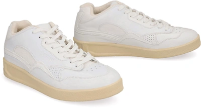 Shop Jil Sander Dragon Low-top Sneakers In White