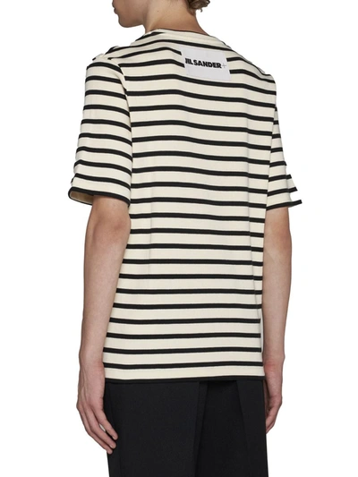 Shop Jil Sander Plus T-shirts And Polos In Bluejay