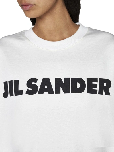 Shop Jil Sander T-shirts And Polos In Porcelain