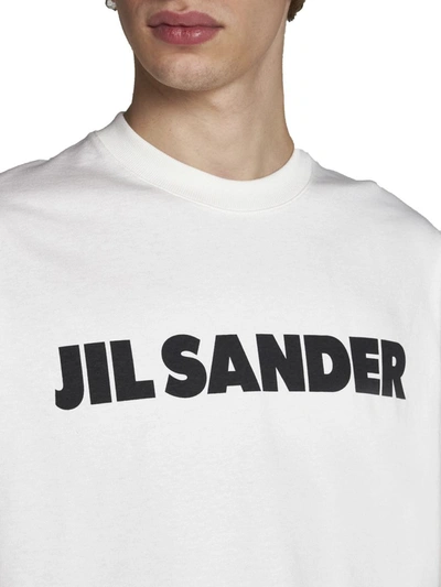 Shop Jil Sander T-shirts And Polos In Porcelain