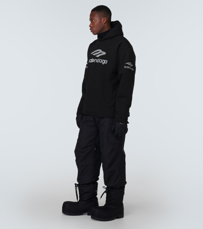 Balenciaga Logo Patch Alaska Ankle Boots In Black