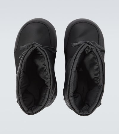 Balenciaga Logo Patch Alaska Ankle Boots In Black