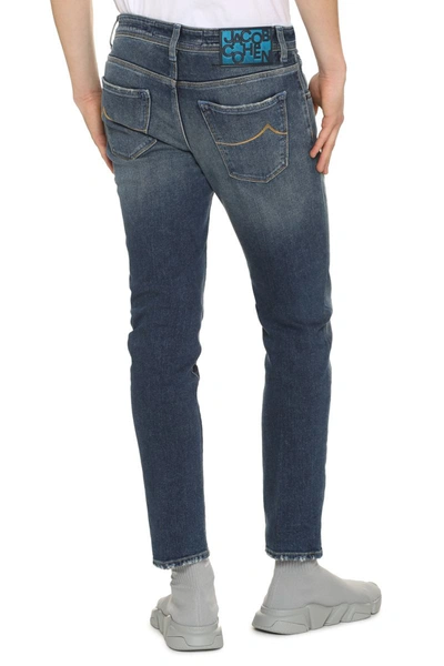 Shop Jacob Cohen Scott Slim Fit Jeans In Denim