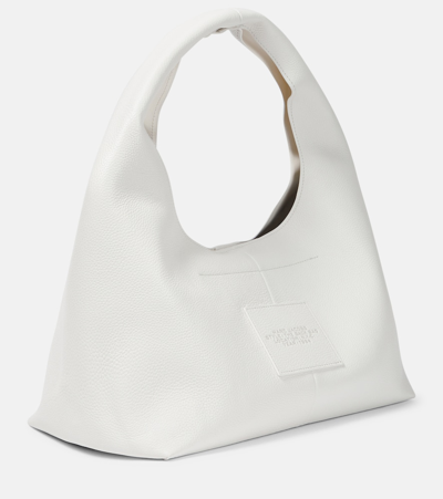 Shop Marc Jacobs The Sack Leather Tote Bag In White