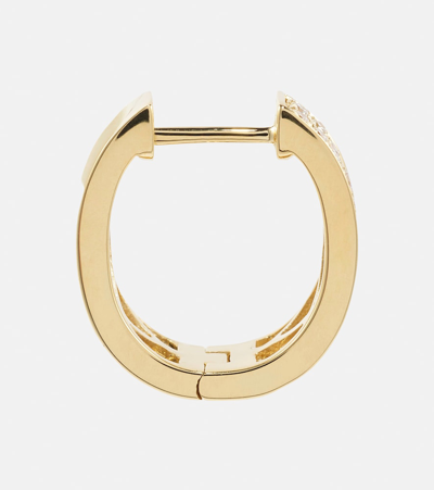 Anita Ko Meryl Small 18kt Gold Huggie Earrings With Diamonds In Gold