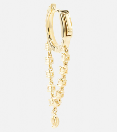 Anita Ko Sienna 18kt Gold Hoop Earrings With Diamonds In Gold