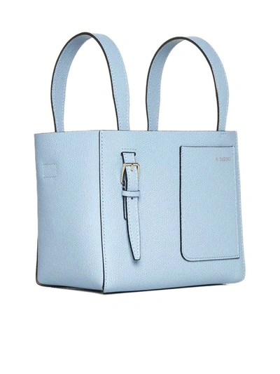Shop Valextra Bags In Ceruleo
