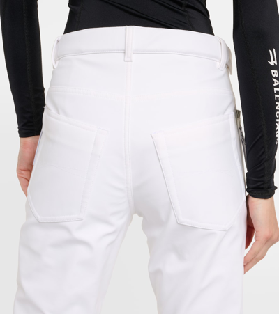 Balenciaga 3b Sports Icon Ski Pants In White