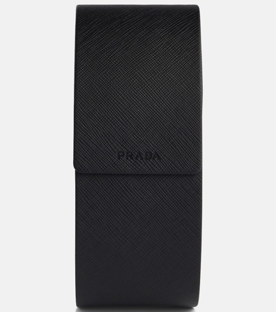 Prada Eckige Sonnenbrille In Schwarz