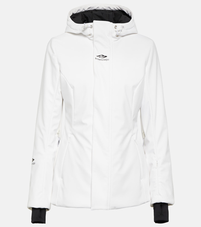 Shop Balenciaga 3b Sports Icon Ski Jacket In White