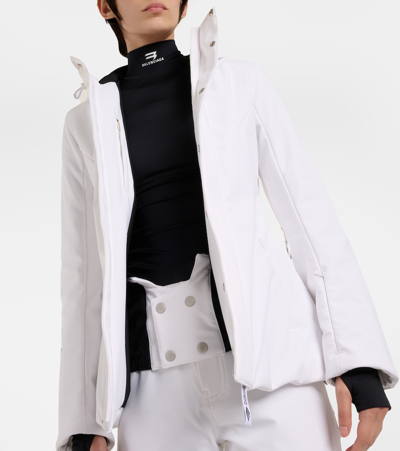 Balenciaga Ski Hourglass 3b Sports Icon Puffer Jackets White In White