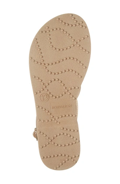 Shop Nordstrom Kids' Amira Gladiator Sandal In Gold