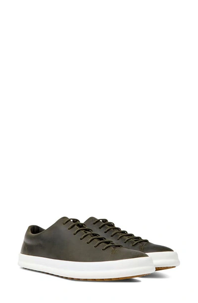 Shop Camper Chasis Leather Sneaker In Dark Green
