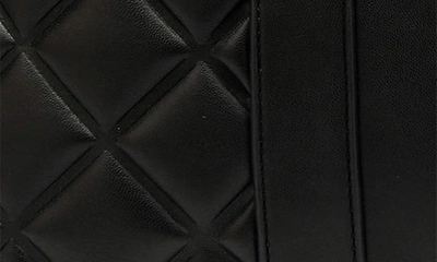 Badgley Mischka Quilted Weekend Duffle Bag In Black