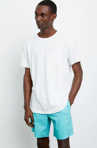 Shop Rails Skipper Slub Pocket T-shirt In White