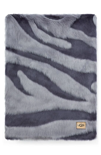 Ugg Shayla Faux Fur Throw Blanket In Multi