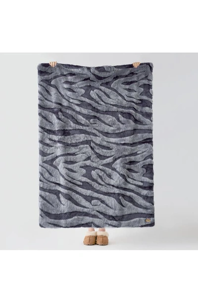 Ugg Shayla Faux Fur Throw Blanket In Multi