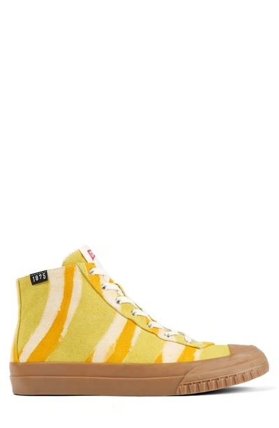 Shop Camper Camaleon 1975 High Top Sneaker In Yellow Multi