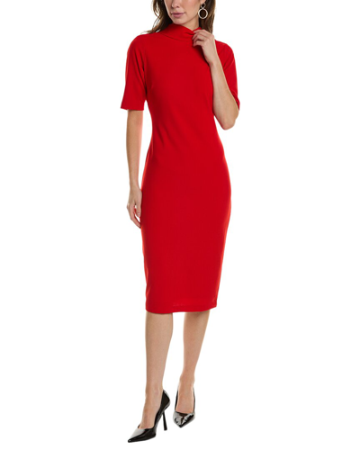Shop Alexia Admor Rita Retro Collar Sheath Dress In Red