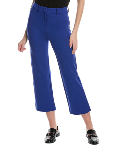 Shop Bagatelle Collection Crop Wide Leg Trouser In Blue