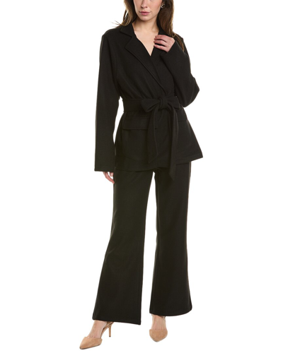 Shop Beulah 2pc Jacket & Pant Set In Black