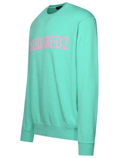 Shop Dsquared2 Logo Sweatshirt In Green