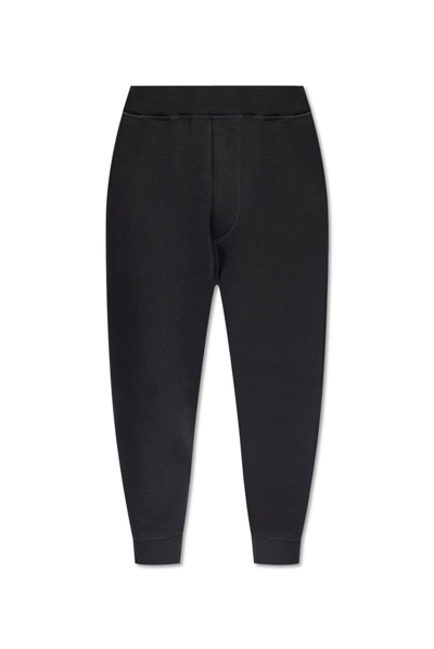 Shop Dsquared2 Elastic Waist Sweatpants In Black