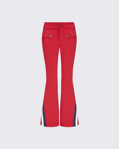 Shop Perfect Moment Chevron Flare Race Pant Ii In Red