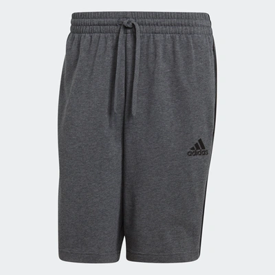 Shop Adidas Originals Men's Adidas Essentials 3-stripes Shorts In Grey