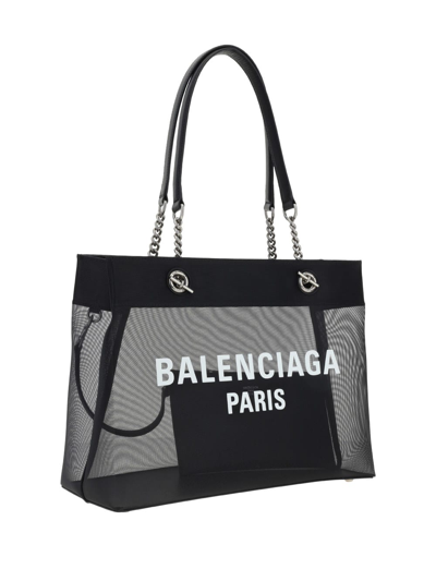 Balenciaga Borsa In Black/l White