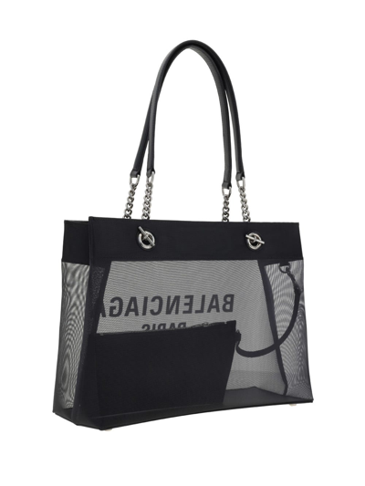 Balenciaga Borsa In Black/l White
