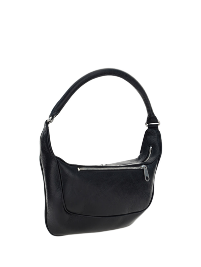Shop Balenciaga Raver Shoulder Bag In Black