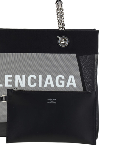 Balenciaga Borsa In Black/l White