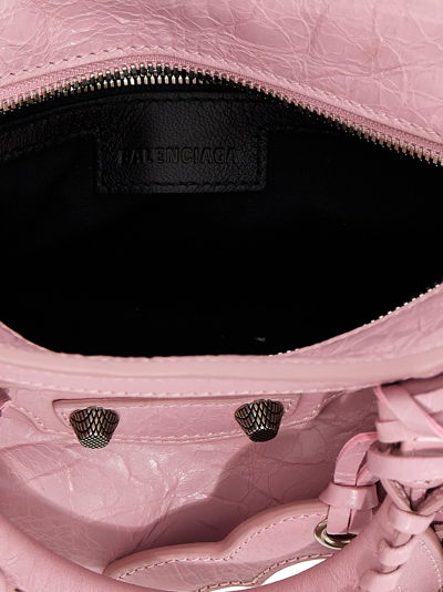 Shop Balenciaga Neo Cagole Xs Handbag In Powder Pink
