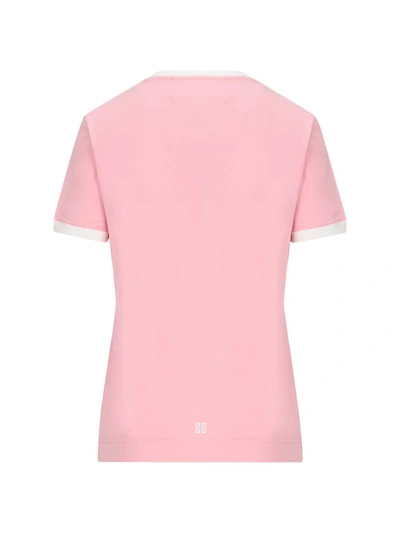 Shop Givenchy T-shirt And Polo Shirt In Flamingo