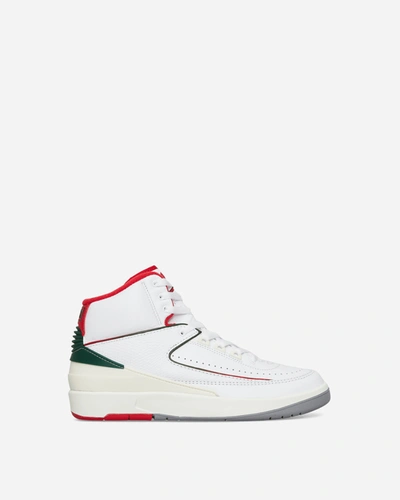 Shop Nike Air Jordan 2 Retro (gs) Sneakers White / Fire Red / Fir / Sail In Multicolor