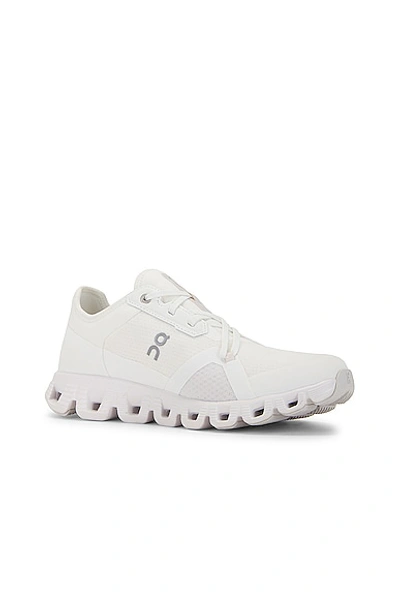 Shop On Cloud X 3 Ad Sneaker In Undyed White & White