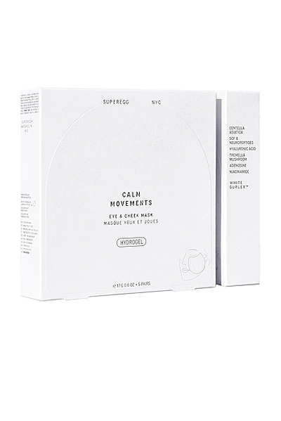 Superegg Calm Movements Eye & Cheek Mask Pack Of 5 In N,a