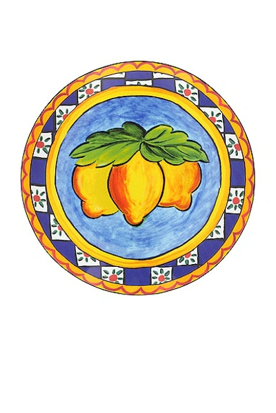 Dolce & Gabbana Casa Carretto Lemon Set Of 2 Bread Plates In N,a