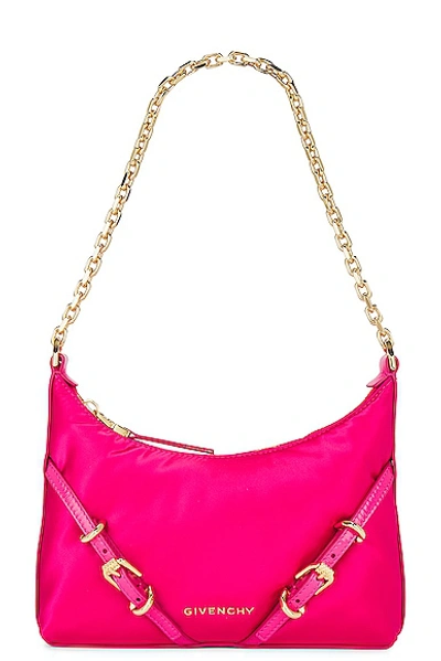 Shop Givenchy Voyou Party Bag In Neon Pink